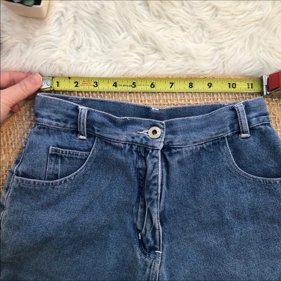 Vintage Mom Jean Shorts Goofy Patch - Picture 8 of 11